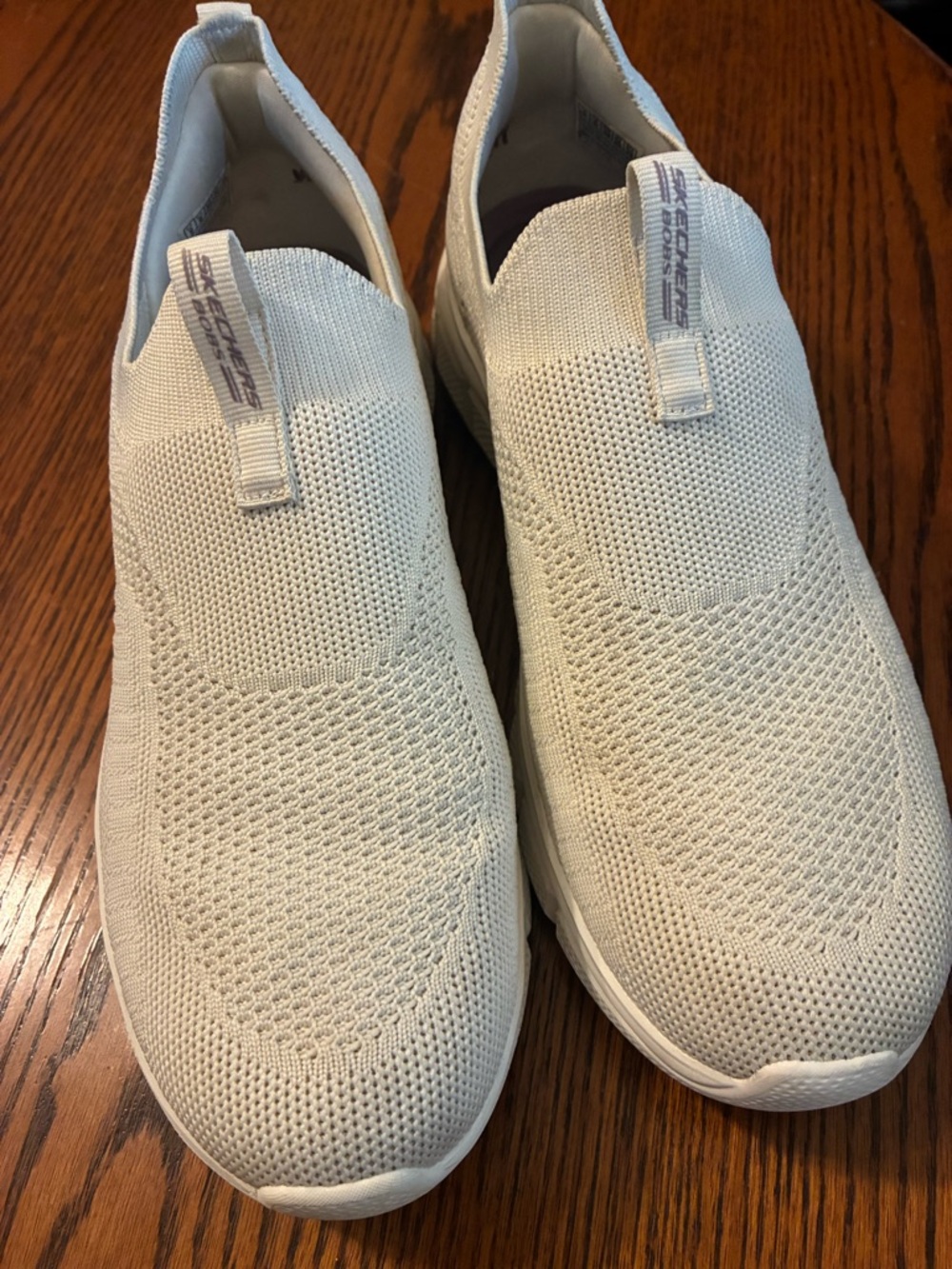 Skechers Women's Slip-On white sneakers